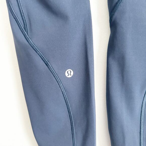 LULULEMON Time To Sweat Crop Leggings True Navy 4 - Picture 9 of 12